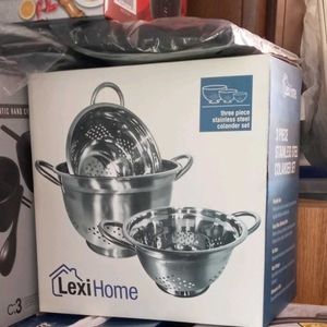 3 PC colander set